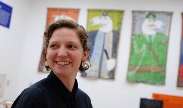 Portrait of Elinor Morgan, Head of Programme at MIMA, Middlesbrough Institute of Art, Photo c/o MIMA